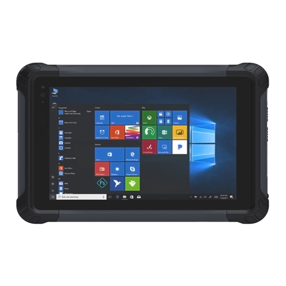 UniStrong UT20 Rugged Windows Tablet Manuals