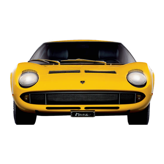 Agora Models Lamborghini MIURA Pack 11 Build Instructions