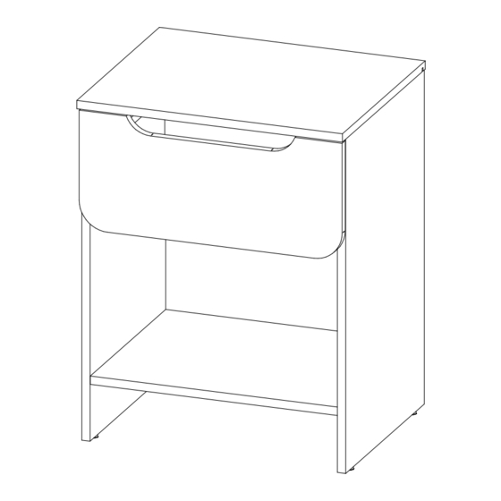 Walker Edison DOMB4C Nightstand Furniture Manuals