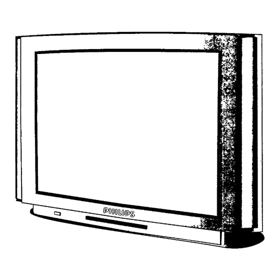 Philips 29PT786A-75R Operating Instructions Manual