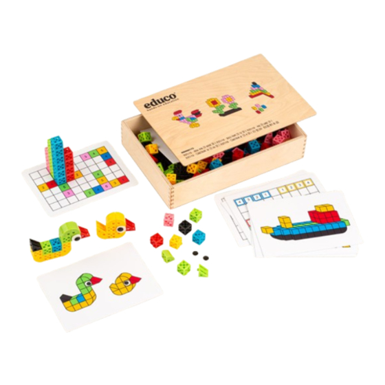 User Manuals: educo VERTI-FIX Building Toy Set