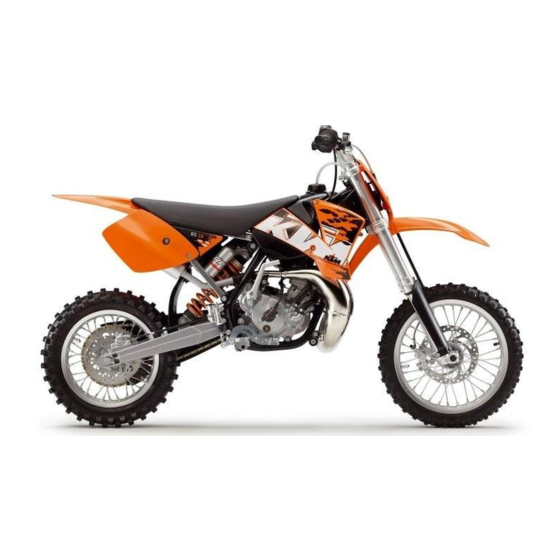 KTM 65 SX Owner's Manual