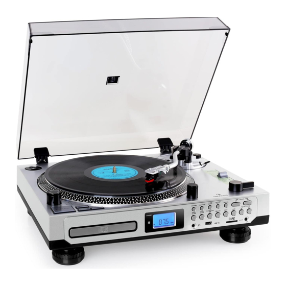 auna TT1200 Turntable Record Player Manuals