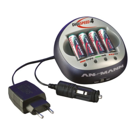 ANSMANN DIGISPEED 4 Operating Instructions Manual