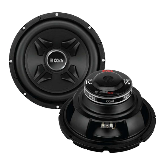 Boss Audio Systems CXXlO User Manual