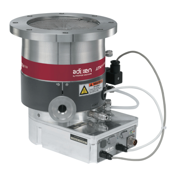 Pfeiffer Vacuum adixen ATH 500 M Operating Instructions Manual