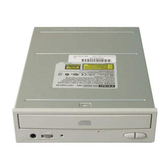 Teac CD-552E Installation Manual