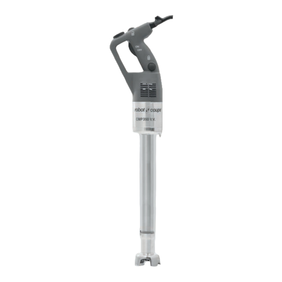 Robot Coupe CMP 250 V.V. Manual