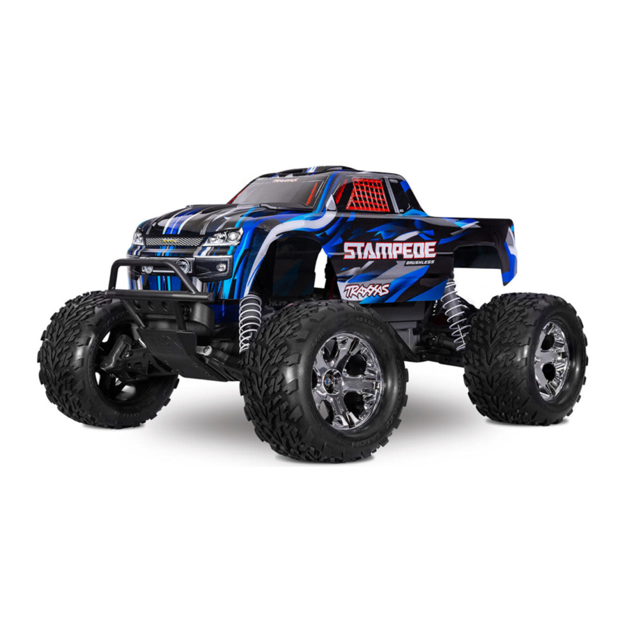 Traxxas STAMPEDE BRUSHLESS, 36354-4 Manual