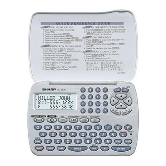 Sharp EL-6930 Owner's Manual
