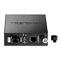 TRENDnet TFC-110S15I - Media Converter - External Quick Installation Manual