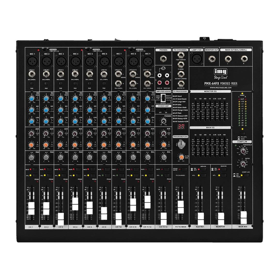 IMG STAGE LINE PMX-64FX Instruction Manual