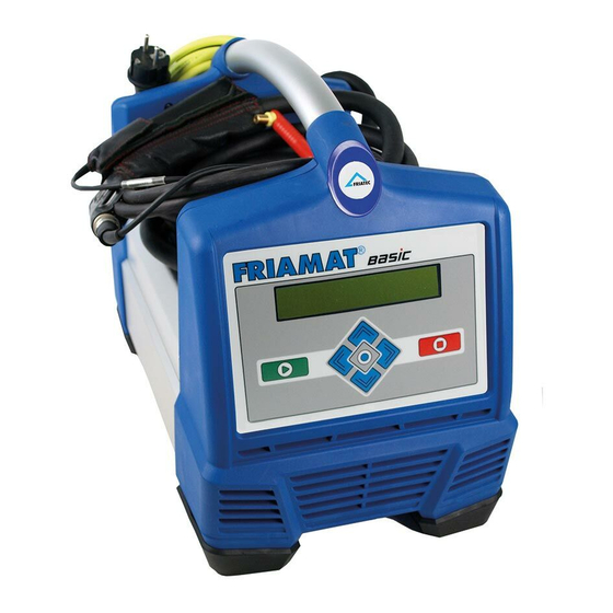 FRIATEC FRIAMAT Prime Operating Instructions Manual