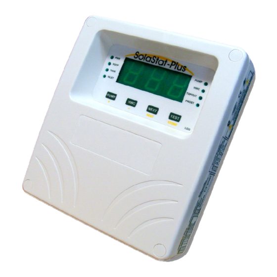 Senztek SolaStat-Plus Water Controller Manuals