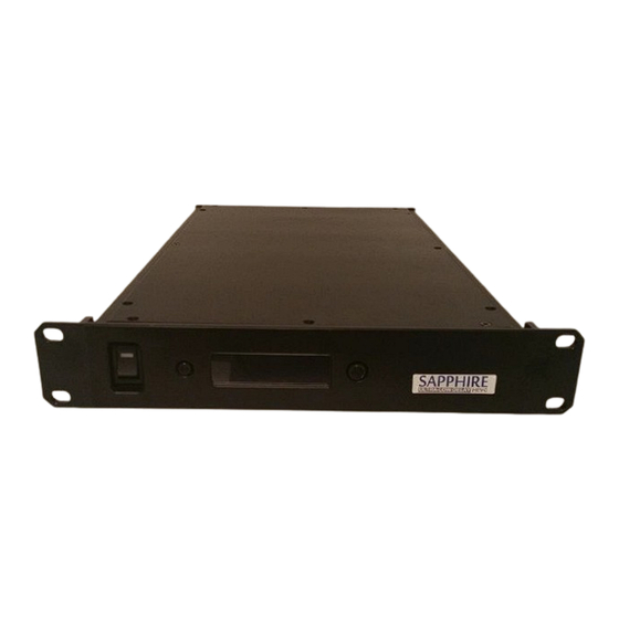 Broadcast Sapphire HEVC User Manual