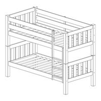 Grow Jubilee Bunk Bed JUB109 Series Assembly Instructions Manual