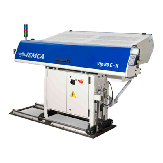 IEMCA VIP80E-II Manual For Use And Maintenance