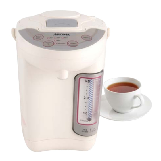 Aroma AAP-340F-1 Instruction Manual