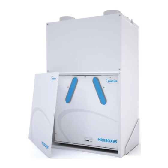 NuAire Ecosmart MRXBOX95-WH1-1Z Installation And Maintenance Manual