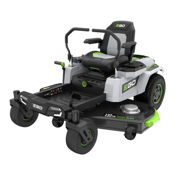 Ego Power+ ZT5200E-L Operator's Manual