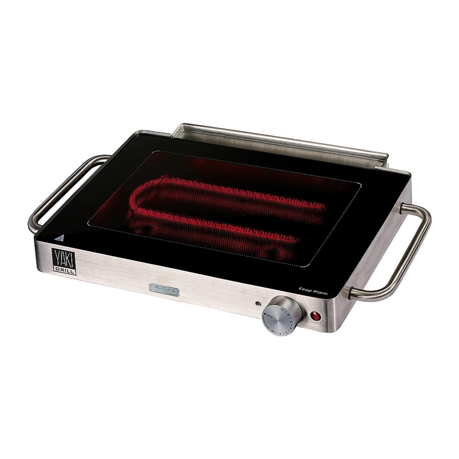 ARIETE YAKI GRILL 798 - Electric Grill Manual