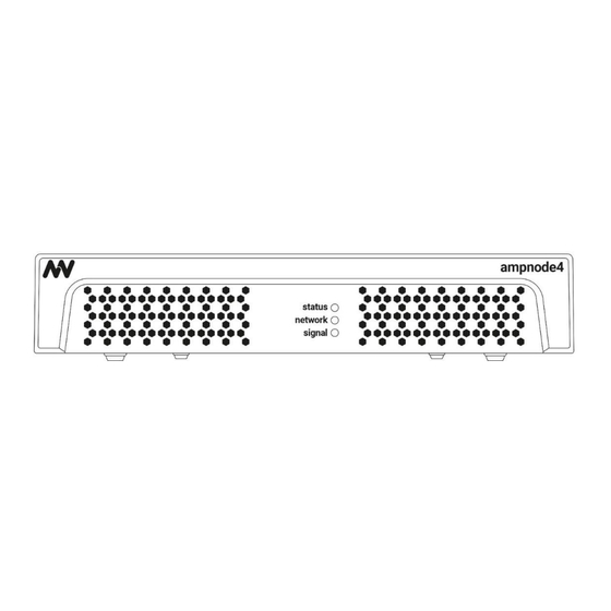 Simpleway nnounce ampnode4 Manuals