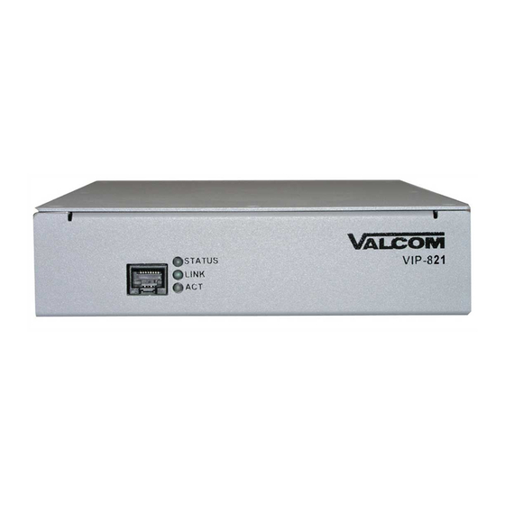 Valcom VIP-821 User Manual