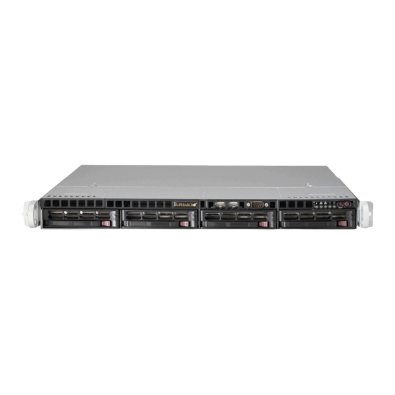 Supero SUPERSERVER 5017R-MTF Manuals