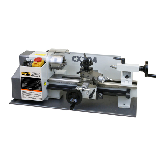 Craftex CX704 User Manual