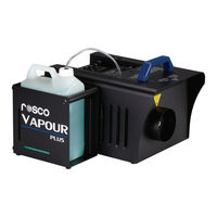 Rosco Vapour Plus Fog Machine Operating Instructions Manual
