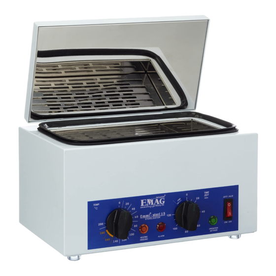 EMAG Emmi steri 15 Operating	 Instruction