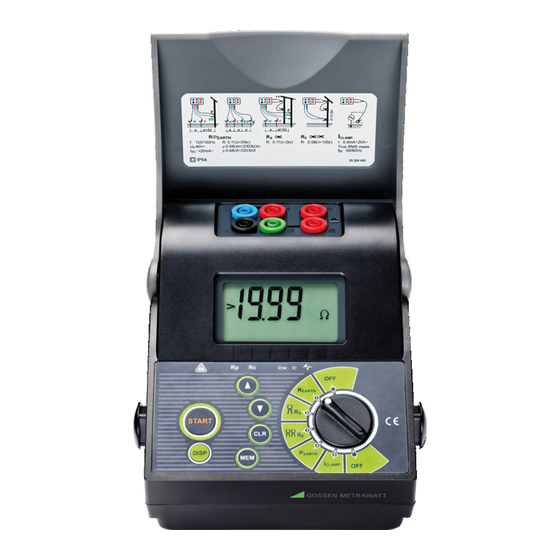 Gossen MetraWatt GEOHM 5 User Manual