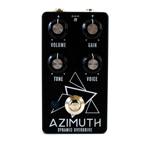 Aion Electronics Azimuth Overdrive Manual