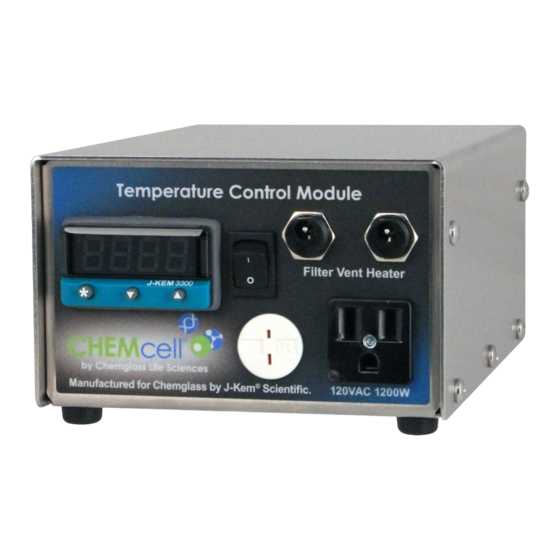 Chemglass CHEMcell CLS-1200-2CH Operation Manual