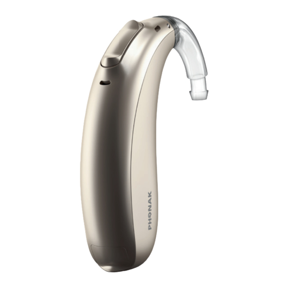 Sonova Phonak Naida L-SP User Manual