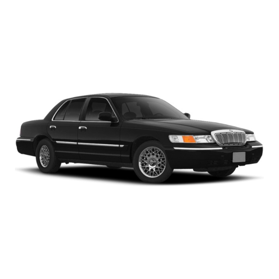Mercury Grand Marquis 1998 Owner's Manual