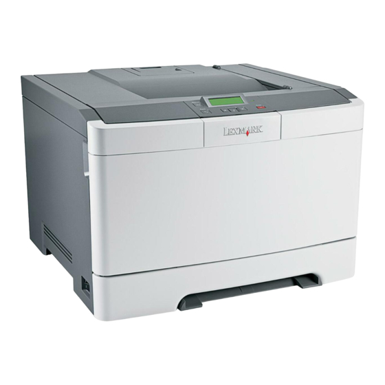 Lexmark C540n Service Manual
