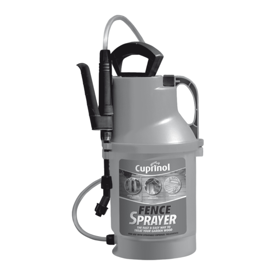 Cuprinol Fence Spray User Manual