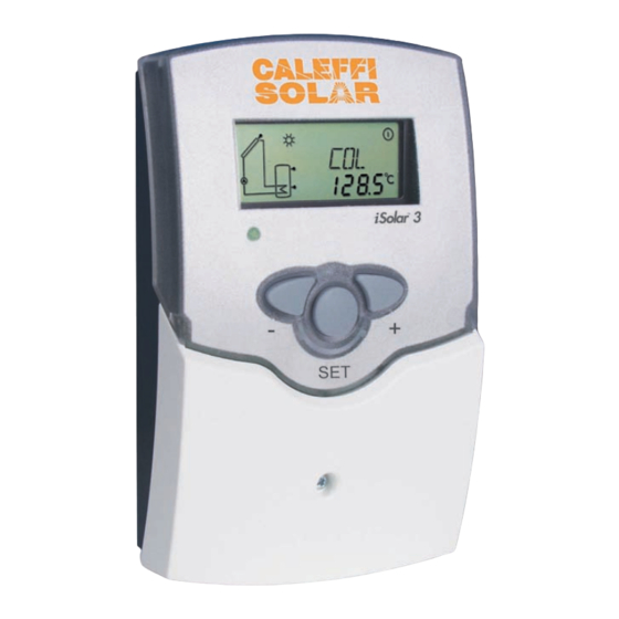 Caleffi solar iSolar 3 User Manual