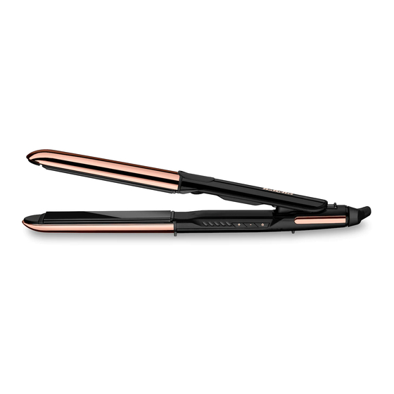 BaByliss STRAIGHT AND CURL BRILLIANCE 2481U Manuals