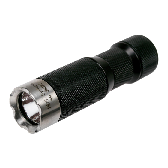 HDS Systems EDC LE Flashlight User Manual