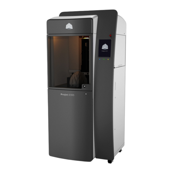 3D Systems ProJet SLA 6000 Original Instructions
