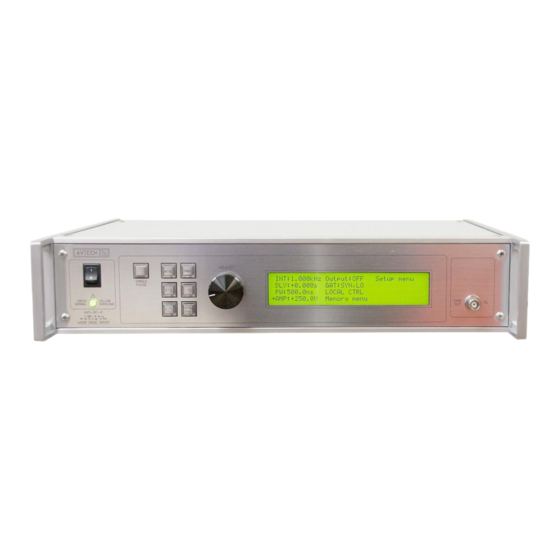 Avtech AVO-6A1-B Manuals
