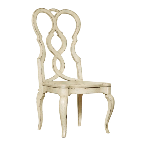 Hooker Furniture 1595-75310A-WH Assembly Instruction