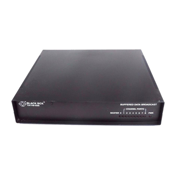 Black Box TL160A-R2 Manual