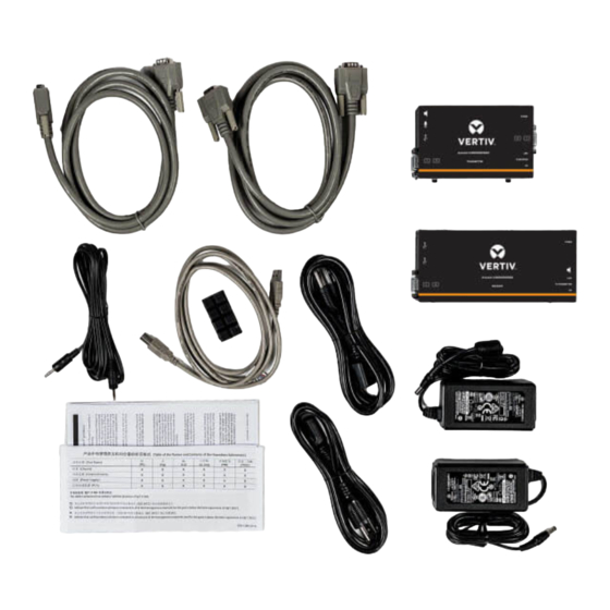 Vertiv AVOCENT LONGVIEW 3010 Quick Installation Manual