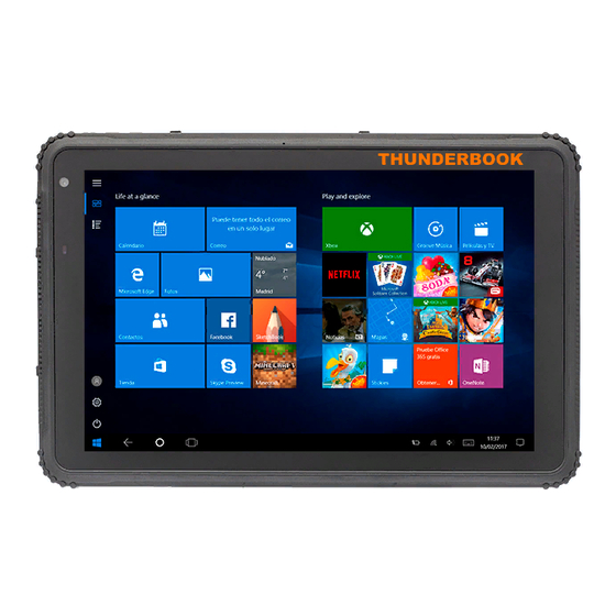 Thunderbook TITAN W100 Quick User Manual