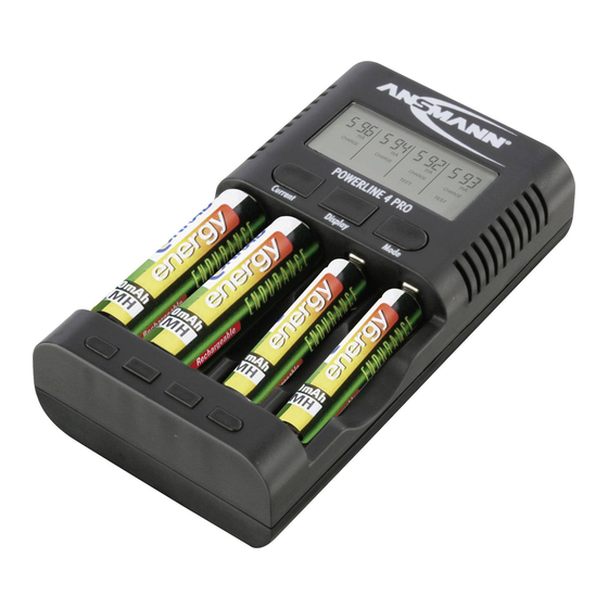 ANSMANN POWERLINE 4 PRO Manual