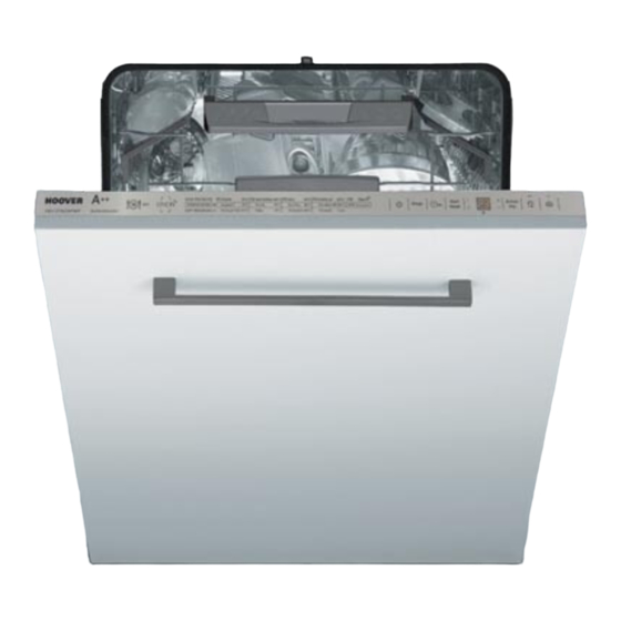 Hoover 2T623PWF-80 Integrated Dishwasher Manuals