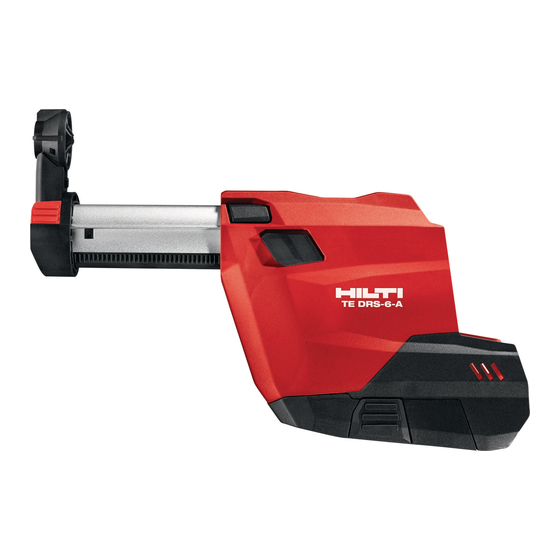 Hilti TE DRS6-A Original Operating Instructions